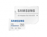Karta Samsung PRO Endurance 2022 MicroSDXC 256 GB Class 10 UHS-I/U3 V30 (MB-MJ256KA/EU) | MB-MJ256KA/EU | 8806092767263