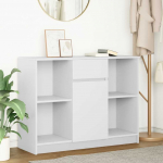 Komoda z szufladą Biała 101x35x76 cm Drewno klejone | 861562 | 8721158704818