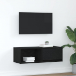 vidaXL TV kapp Black Oak 80x31x25,5 cm liimpuit | 861456 VidaXL | 8721158703750