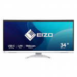EIZO FlexScan EV3450XC-WT 34.1 Zoll UWQHD Curved IPS LED 21:9 60 Hz Monitor | EV3450XC-WT | 4995047067351