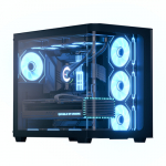 Aerocool P500C PC-Geh&auml;use, Midi-Tower, ATX, Tempered Glass - Black | GESI-431 | 4711530960493