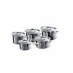 Le Creuset 3-Ply 3Ply five-piece fivepiece saucepan set stainless steel (96209400001000) | 96209400001000 | 0630870053464