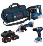 ZESTAW COMBI 18V GSR+GWS+GBH 2*4.0AH | 0615A50094 | 4053423619461