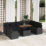 Aiam&ouml;&ouml;bli komplekt patjadega, Black, pol&uuml;rotang, akaatsia | 3349631 | 8721158997456