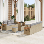 vidaXL 10-osaline aiam&ouml;&ouml;bli komplekt patjadega Beige s&uuml;nteetiline rattan Akaatsia, vidaXL 3-osaline aiam&ouml;&ouml;bli s&ouml;&ouml;gikomplekt patjadega Beige s&uuml;nteetiline rattan Akaatsia | 3365087 | 8721288452061