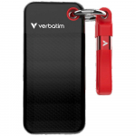 V&auml;line SSD-ketas Verbatim Pocket SSD 512GB - v&otilde;tmehoidja USB-C 3.2 gen.2 kaabliga Black-Red 32284 | 32284 | 023942322849