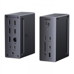 Ugreen 14-&uuml;hes USB-C jaam CM843 | 2x DP | HDMI | USB-C PD 100W | RJ45 1Gb/s | 6941876284894 | 6941876284894