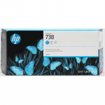 Tusz HP HP Atrament/HP 738 300-ml BLK DesignJet Ink | 498N8A | 0196068358891