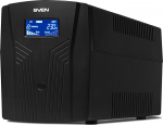 Varutoiteplokk SVEN Pro 1500, 900W, LCD, USB, RG-45, 3 euro pistikupesa | Pro 1500 | 6438162013875