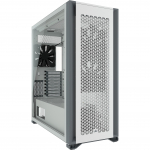 CORSAIR Geh Midi 7000D Airflow (Tempered Glass) White | CC-9011219-WW | 0840006636441