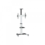 Equip Bodenstandhalter  37"-70"/1TFT  50kg 90&deg;Rotat. LFD  si lite Retail | 650602 | 4015867199282