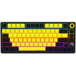 LORGAR KBP7075W Juhtmevaba 75% mehaaniline m&auml;ngurite klaviatuur Must/kollane EN paigutus | LRG-KBP7075W-YL-US | 5291485017859