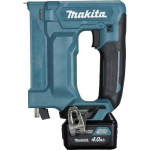Makita Akku-Tacker ST113DSMJ, 10,8 Volt (blau/schwarz, 2x Li-Ionen-Akku 4,0Ah, im MAKPAC Gr.1) | ST113DSMJ | 0088381832168