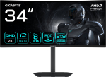 Monitor Gigabyte GIGABYTE GS34WQCA EK arvutimonitor 86,4 cm (34") 3440 x 1440 px Wide Quad HD LCD Black | GS34WQCA EK | 4719331866747