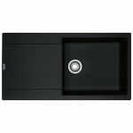 Zlewozmywak Franke Zlewozmywak wpuszczany MARIS MRG 611-97/49 Fragranit onyx , odpływ zatyczkowy | 17114.0675.976 | 7612986209310