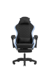 Arvutitooli Mars Gaming MGC-X kangast m&auml;nguritool polsterdatud istmega Black, Blue | TACMARS-MGCXFGRBL | 8435693111092
