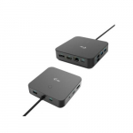 i-tec USB-C Triple Docking Station 1x HDMI 2x DP 3x4K / 1x5K LAN Audio 6x USB Power Delivery 100 W - Stacja dokująca bez zasilacza | C31TRIPLE4KDOCKPDPRO | 8595611705816