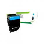 Toner Lexmark 70C2XCE Cyan Originaal (70C2XCE) | 70C2XCE | 0734646471008