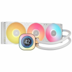 Corsair iCUE LINK Titan 360 RX LCD RGB Komplett-Wasserk&uuml;hlung - 360 mm, wei&szlig; | WASE-913 | 0840440482987