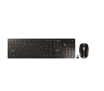 Klaviatuur ja hiir Cherry Desktop DW 9100 SLIM [US/EU] WL AES Black/Copper BT liitiumaku mitmen&auml;dalase kasutusajaga ilma laadimiseta | JD-9100EU-2 | 4025112095399