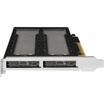 ToughArmor 2x M.2 NVME to PCIe 4.0 x8 card bifurcation w/tra | MB842MP-B | 4713227445665