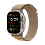 Apple Watch Ultra 2 LTE 49mm Titanium Natur Alpin Loop Mandel M | MX4F3FD/A | 0195949581250