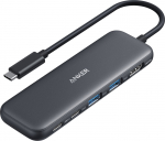 Anker USB-C jaotur (5-&uuml;hes) 1 x 4K HDMI 2 x USB-A 1 x USB-C 1 x USB-C PD 100W | A8355011 | 194644121358