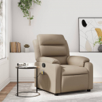 vidaXL Kokkupandav massaažitool, cappuccino, kunstnahaga kaetud | 373499 | 8721012202528