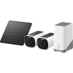 eufyCam E40 2-kaamera komplekt HomeBase S380 + p&auml;ikesepaneel E8144323 | 194644278403
