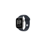 Apple Watch Series 12 GPS 42mm Space Grey Aluminium Case | Navy Blue Sport Band - S/M | MJE74MP/A | 195951224992