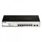 Switch 280mm D-Link DGS-1210-08P          2*SFP/ 8*GE PoE retail | DGS-1210-08P/E | 0790069467691