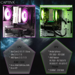Captiva PC Advanced Gaming R92-912 R7-5700X 32GB/1TB SSD RTX 5060 Win 11 | 92912 | 4046373929124