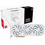PowerColor Radeon RX 9070 XT Hellhound Spectral White OC (wei&szlig;, RDNA4, GDDR6, 3x DisplayPort, 1x HDMI) | RX9070XT 16G-L/OC/WHITE | 4713436175940