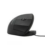 Juhtmega USB Type-A paremk&auml;eline matt must Contour UniMouse hiir | CDUMBK21001 | 0743870001134