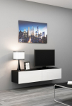 TV-alus VIGO 140 30/140/40 Black/White gloss | RTV VIGO140 c/b | 5903815000164