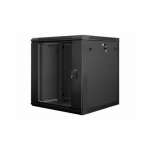 LANBERG 19" 12U 600x600 Wandgeh&auml;use Glast&uuml;r V2 (FlatPack) sw | WF01-6612-10B | 5901969403152