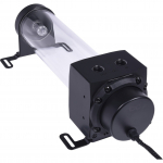 Alphacool Core 200 Aurora ARGB Ausgleichbeh&auml;lter mit VPP Pumpe, Acryl - Black | WAAU-658 | 4250197153812