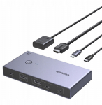 L&uuml;liti Switch KVM UGREEN CM731 2in1 USB-C + HDMI | UGR5726 | 6941876229604