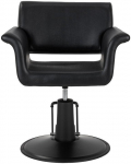 Gabbiano fotel fryzjerski Lucca Black czarna podstawa | 5906717465239 | 5906717465239