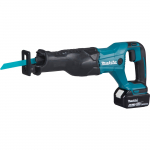 Makita Akku-Recipros&auml;ge DJR186RT, 18 Volt (blau/Black, Li-Ionen Akku 5,0Ah) | DJR186RT | 0088381817981