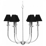 Lampa wisząca Light Prestige Lampa wisząca Glamour LP-979/6P żyrandol na łańcuchu Black | LP-979/6P | 5907629276210