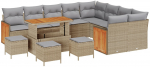 vidaXL 13-osaline aiam&ouml;&ouml;bli komplekt koos patjadega Beige pol&uuml;rotang Akaatsia, vidaXL 4-osaline aiam&ouml;&ouml;bli komplekt koos patjadega Beige pol&uuml;rotang Akaatsia, vidaXL kaheistmeline aiam&ouml;&ouml;bel koos patjadega Beige pol&uuml;rotang | 3363352 | 8721288434715