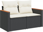 8-osaline aiam&ouml;&ouml;bli komplekt patjadega Black pol&uuml;rotang akatsia | 3364995 | 8721288451149