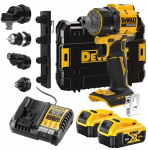 Wiertarko-wkrętarka Dewalt 18v xr 2x5ah bezszczotkowa wiertarko-wkrętarka wielogłowicow | DCD803P2T | 5035048838129
