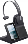 Juhtmevabad k&otilde;rvaklapid Yealink Yealink WH64 Mono Peapaelaga kontoritelefoni komplekt USB Type-C Bluetooth Black | 1208737 | 6938818324657