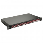 Equip Equip LWL-liitmikukast 24-pordiga LC-Duplex OM4 1U komplekt must | 337214 | 4015867244890