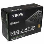 Kolink Regulator 80 PLUS Gold PSU, ATX 3.0, PCIe 5.0, modular - 750 Watts | NEKL-047 | 5999094005396
