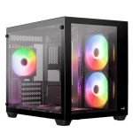 Korpus Aerocool PGS DRYFT MINI-G-BK-v1 FRGB (AEROPGSDRYFTMINI-BK) | AEROPGSDRYFTMINI-BK | 4711099474127