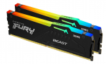 Pamięć Kingston Fury Beast RGB, DDR5, 32 GB, 6000MHz, CL36 (KF560C36BBE2AK2-32) | KF560C36BBE2AK2-32 | 740617345902