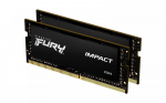 Pamięć do laptopa Kingston Fury Impact, SODIMM, DDR4, 64 GB, 3200 MHz, CL20 (KF432S20IBK2/64) | KF432S20IBK2/64 | 0740617318364